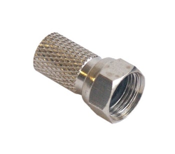 F-connector plugg 7,0mm med tettningsring
