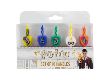 Harry Potter Kakelys 2cm, 10 stk