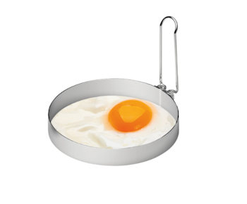 Eggring i stål for egg og pannekaker