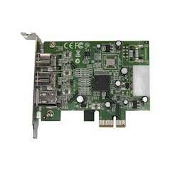 Startech Firewire kort 2x 9pin 1x 6pin Low Profile 1394 PCI Express