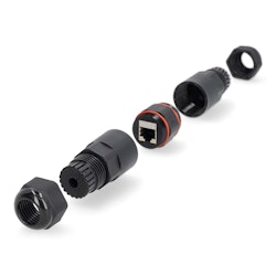 Skøyte nettverkskabel utendørs CAT5/CAT6 | Skjermet | RJ45 Hun | RJ45 Hun | Rett | PVC