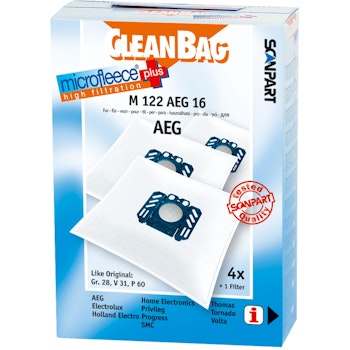 Cleanbag M 122 ROW 16 Støvpose