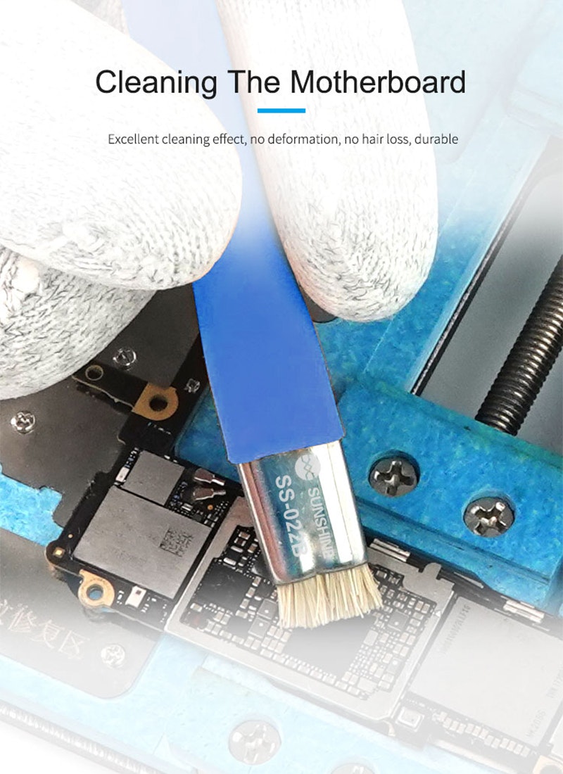 Safe Brush Anti-Static Motherboard PCB Cleaning Brush for Mobile Phone Repair