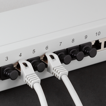 Beskyttelseshette og støvbeskyttelse for RJ45-stikkontakter 1stk