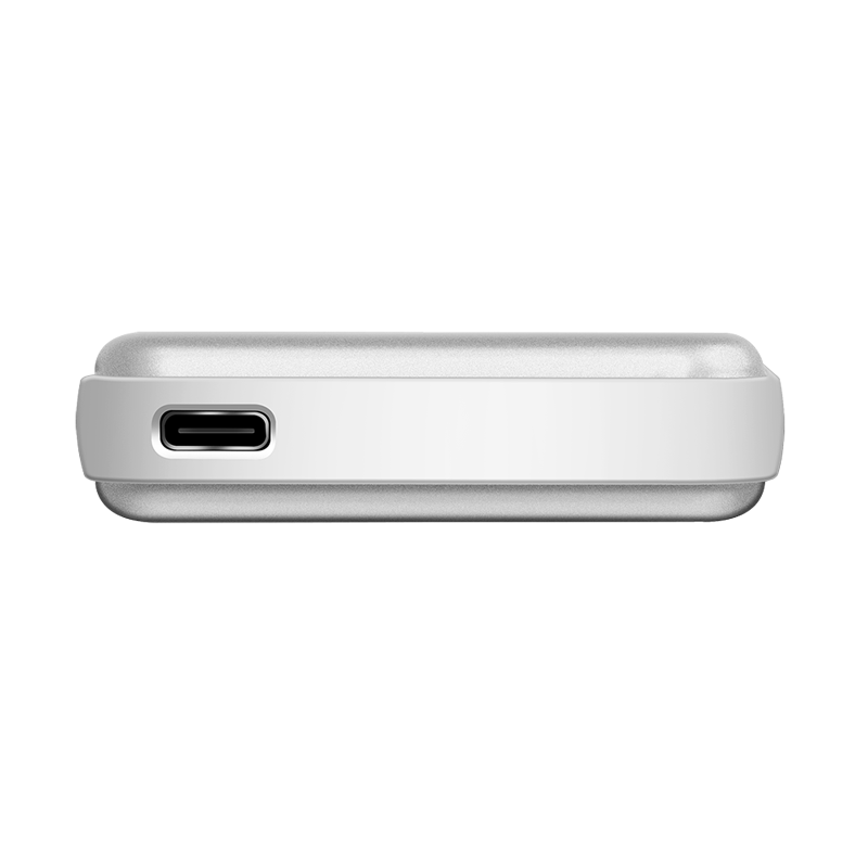 LOGILINK Mini håndvarmer, 2000 mAh, varmende på begge sider, med lommelykt, hvit