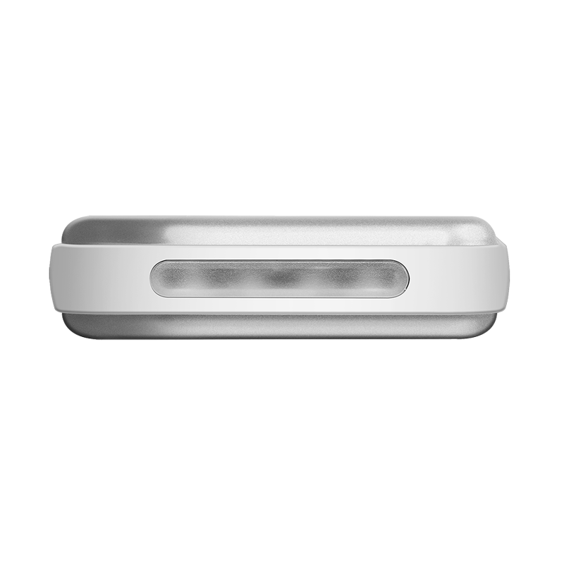 LOGILINK Mini håndvarmer, 2000 mAh, varmende på begge sider, med lommelykt, hvit