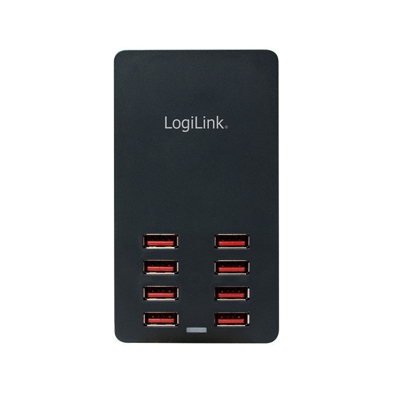 LOGILINK USB bordlader, 8x USB-A, 44 W