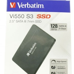 Verbatim 128GB SSD 2,5" ssd harddisk