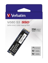 Verbatim 256GB m.2 2280 SATA III SSD harddisk