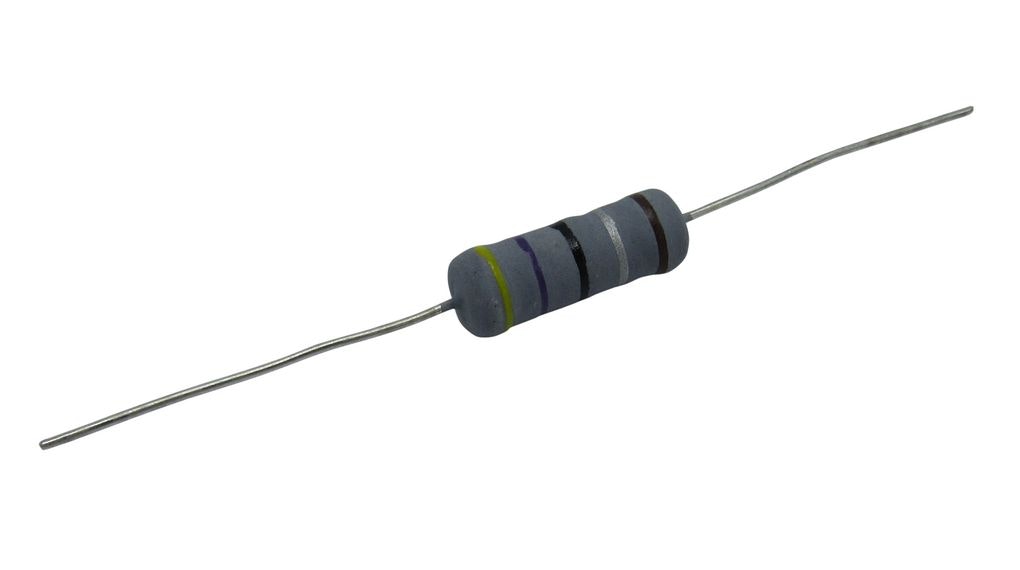 Aksial resistor med trådvikling 5W 470ohm