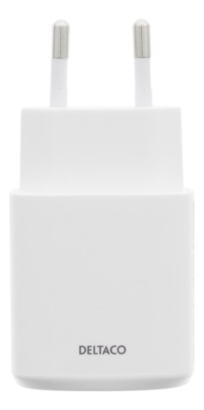 10-pakk Vegglader, 1x USB-A, 2,4A, 100 V / 240 V, hvit