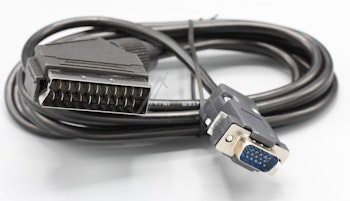 Delock Scart hann ut til VGA hann inn