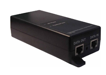 55V 0,6A IEEE802.3at Power over Ethernet Injector for 10/100/1000BaseT