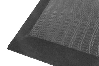 Ergonomisk ståmatte, 510 x 810 mm, svart