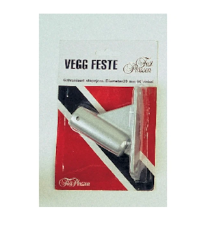 Veggfeste for flagg og vimpler støpt i solid Nylon