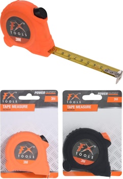 FXTOOLS MÅLBÅND 3m m/ belteklips