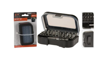 FX TOOLS Bitssett 32deler m/skralle