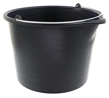 Murbøtte 12L Rund med hank og helletut ø305 x 245mm Murbalje