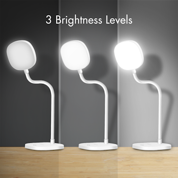 LOGILINK LED Bordlampe med 360° fleksibel hals og berøringskontroll