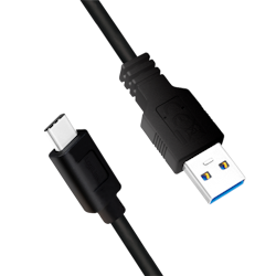LOGILINK USB 3.2 Gen1 Type-C-kabel, C/M til USB-A/M, svart, 0,15 m