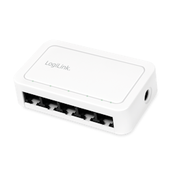 LOGILINK 5-Port Gigabit Desktop Network Switch, hvit