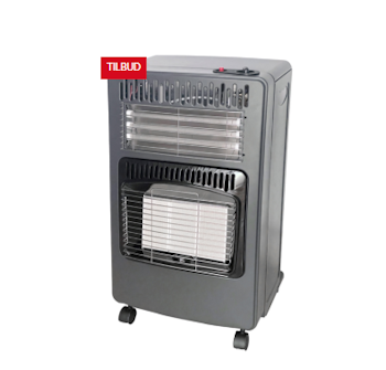 Infrarød Kombigassovn 1200W Elektrisk - 4,2KW Gasseffekt med regulator og slange