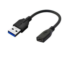 MicroConnect USB 3.0 A Male to USB-C Hun adapter, 0.2m