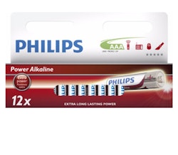 Batteri Philips LR03P12W/10, AAA, 12 PK, POWER al.