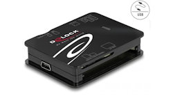 Minnekortleser med CF / SD / Micro SD / MS / XD / M2 minnekort