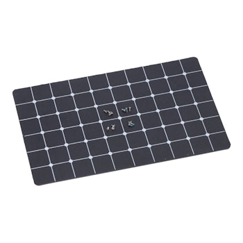 Magnetisk matte for reparasjoenr 155x98mm Sort