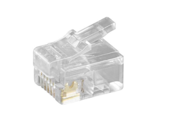 MicroConnect RJ-12 6P6C Plug 10Pack