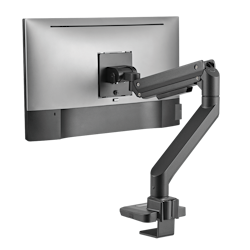 LOGILINK Skjermholder, 17-49", gassfjær, flate og buede skjermer, aluminium