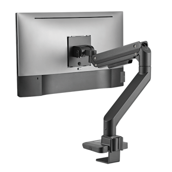 LOGILINK Skjermholder, 17-49", gassfjær, flate og buede skjermer, aluminium