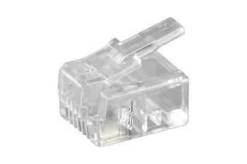 Modularplug RJ11 6P4C 10stk