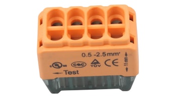 Skjøtekontakt, Sokkel, 4mm Pitch, 8 Poler, RND