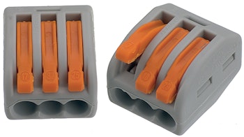 WAGO Toppklemme 0.1 til 4mm², 3 Poler