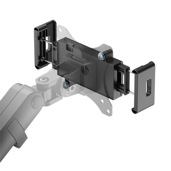 LOGILINK VESA 75x75 klemmeholder, for 4,7-15" enheter, maks. 1 kg, svart