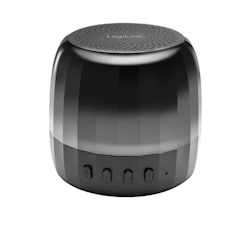 LOGILINK Bluetoothhøyttaler 5.2 TWS, micro-SD med festlys