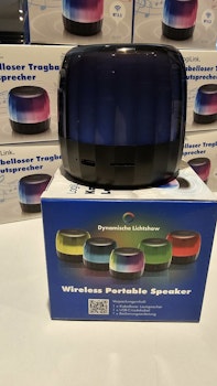 LOGILINK Bluetoothhøyttaler 5.2 TWS, micro-SD med festlys