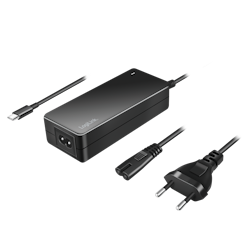 LOGILINK Universell strømforsyning for bærbare datamaskiner, USB-C-tilkobling, 65W, svart