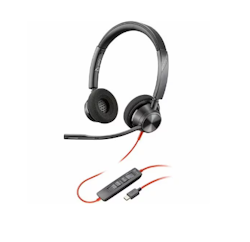 HP Poly Poly Blackwire 3320 Stereo Microsoft Teams Certified USB-C Headset +USB-C/A Adapter