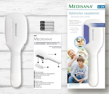 Lusekam Medisana LC 870 el. med lys. Batteridrft