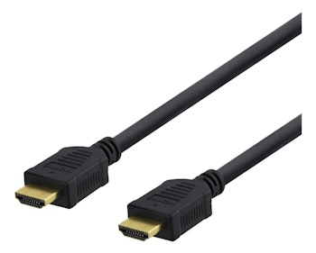 DELTACO High-Speed HDMI cable, 15m, Ethernet, 4K UHD, black