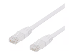 DELTACO Nettverkskabel Cat6 0.5m Hvit