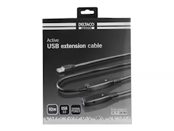 DELTACO PRIME Active USB Extension Cable 10m