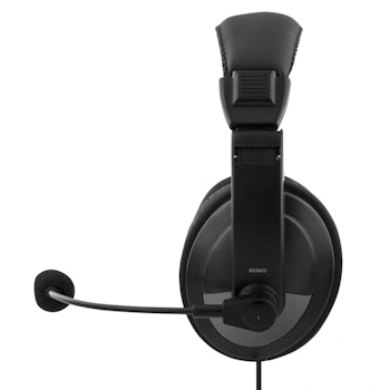 USB stereo headset, 40 mm element, 32 ohm