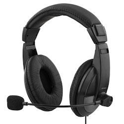 USB stereo headset, 40 mm element, 32 ohm