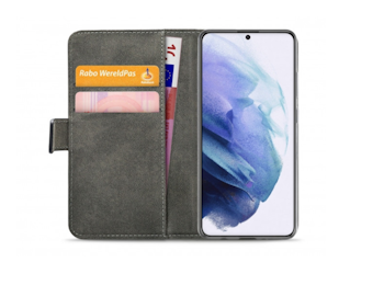Lommebokdeksel Samsung Galaxy S21 5G | Sort