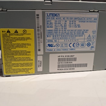 Liteon PS-5301-08HF, 300W PSU