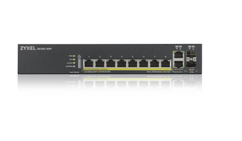 ZYXEL GS1920-8HPV2 Switch 8x PoE+RJ45 Ports + 2x SFP | 130W PoE+